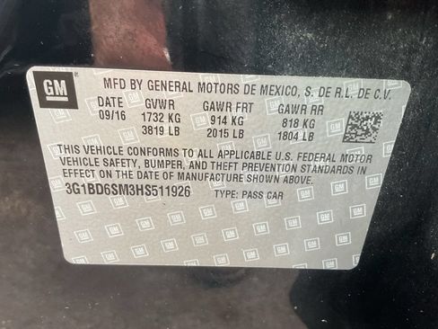 Used 2017 Chevrolet Cruze LT w/ Convenience Package FWD image 37