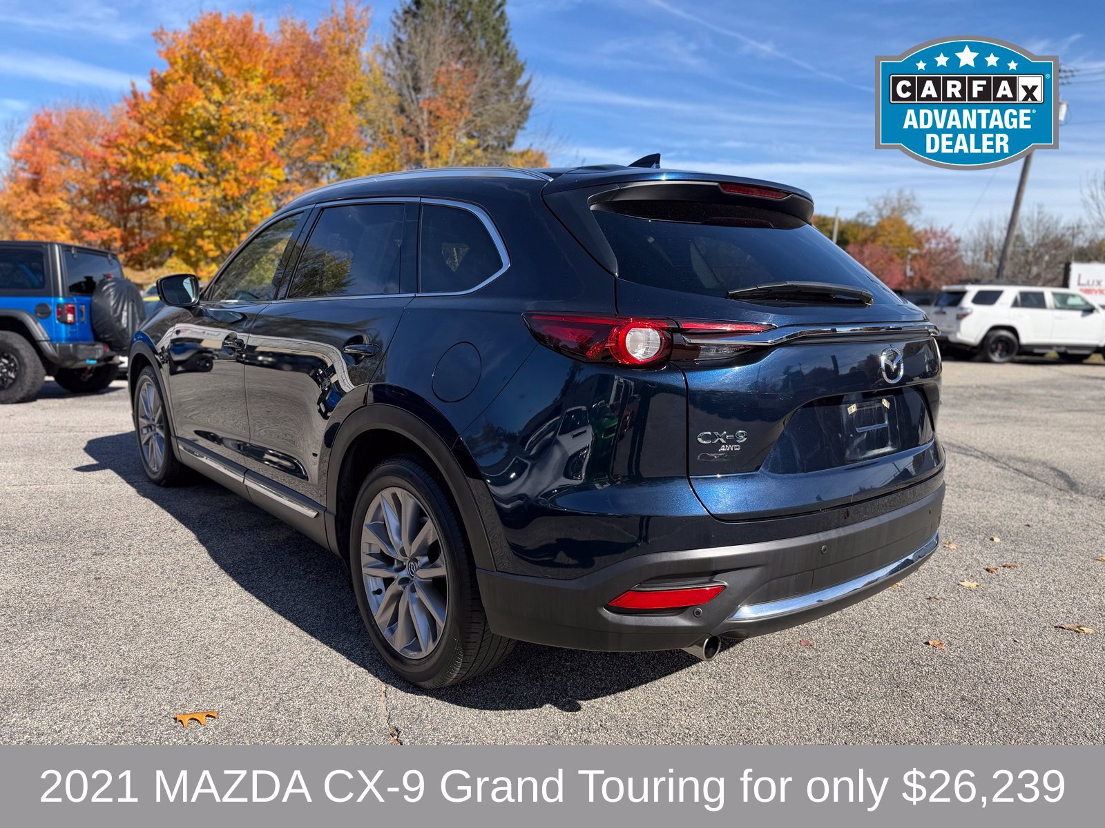 Used 2021 MAZDA CX-9 Grand Touring AWD/4WD image 7