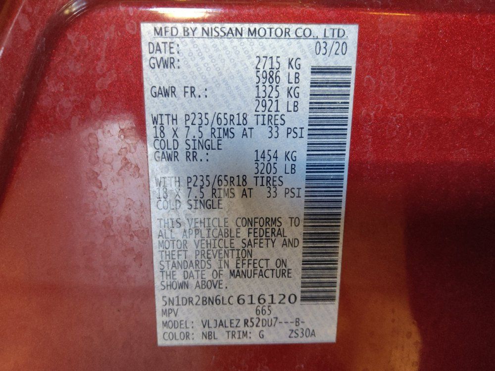 Used 2020 Nissan Pathfinder SV FWD image 33