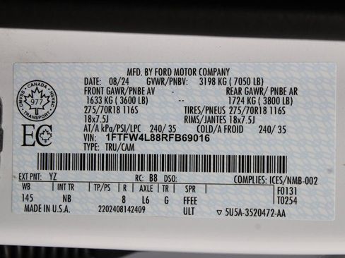 Used 2024 Ford F150 Tremor w/ Equipment Group 402A High image 78