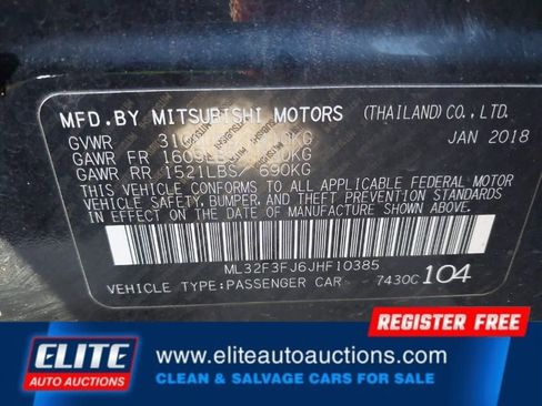 Used 2018 Mitsubishi Mirage G4 ES image 16