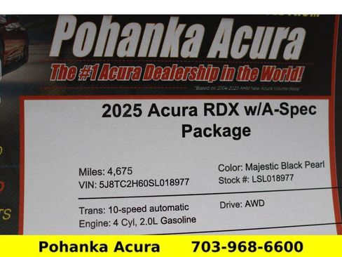 Certified 2025 Acura RDX A-Spec image 40