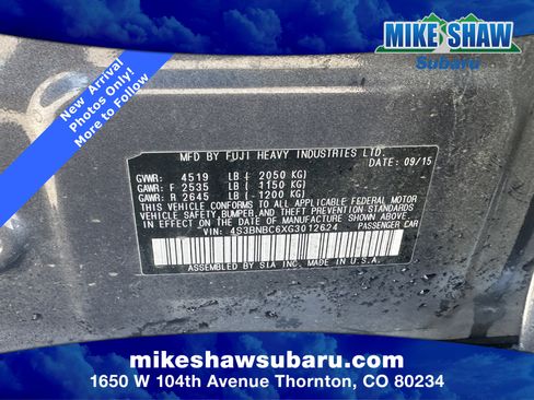 Used 2016 Subaru Legacy 2.5i Premium image 28