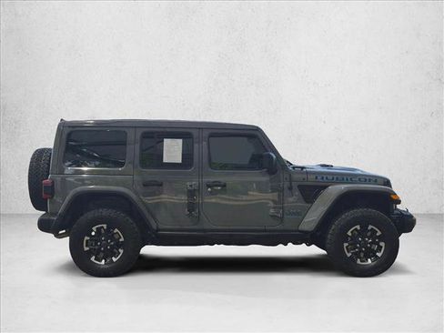 Used 2023 Jeep Wrangler Unlimited Rubicon 4xe w/ Steel Bumper Group AWD/4WD image 4