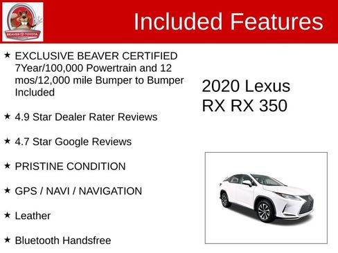 Used 2020 Lexus RX 350 FWD image 4