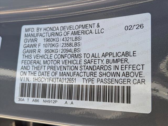 Used 2026 Honda Accord SE image 19
