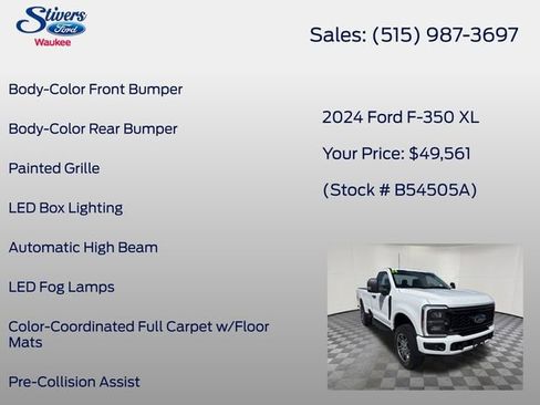 Certified 2024 Ford F350 XL w/ STX Appearance Package AWD/4WD image 28