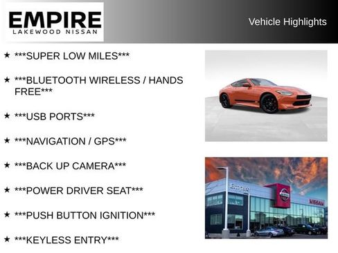 Used 2024 Nissan Z Performance w/ Heritage Edition image 2