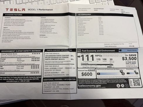 Used 2022 Tesla Model Y Performance image 11