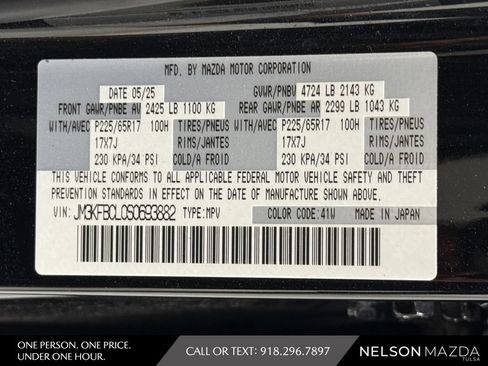 Certified 2025 MAZDA CX-5 AWD 2.5 S w/ Preferred Package image 54