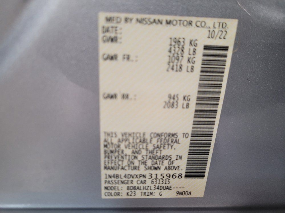 Used 2023 Nissan Altima 2.5 SV w/ SV Premium Package FWD image 33