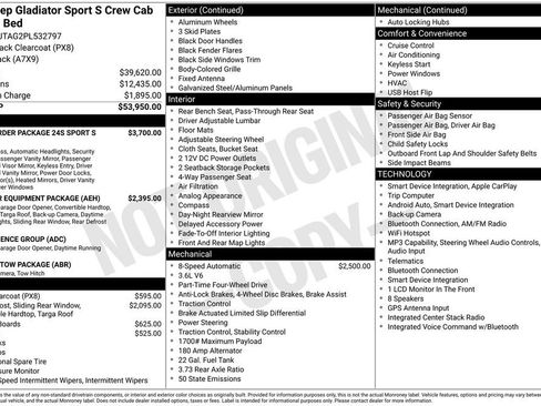 Used 2023 Jeep Gladiator Sport AWD/4WD image 36