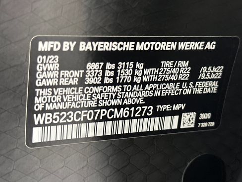 Used 2023 BMW iX xDrive50 w/ Premium Package AWD/4WD image 30
