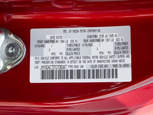 Used 2026 MAZDA MX-5 Miata Club w/ Interior Package RWD image 36