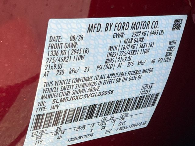 New 2027 Lincoln Aviator AWD w/ Jet Appearance Package image 35