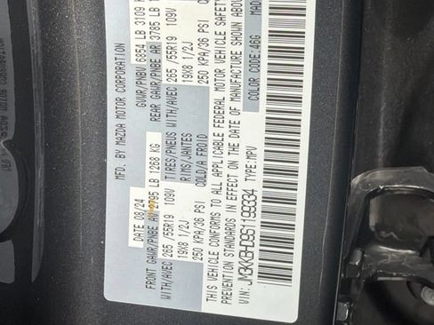 Used 2025 MAZDA CX-90 3.3 Turbo w/ Preferred Package AWD/4WD image 5