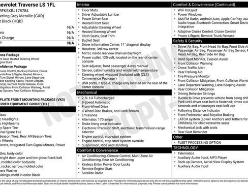 Used 2024 Chevrolet Traverse LS image 45