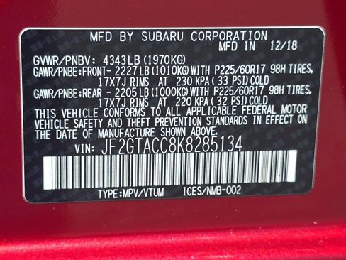 Used 2019 Subaru Crosstrek 2.0i Premium w/ Popular Package #2 AWD/4WD image 33