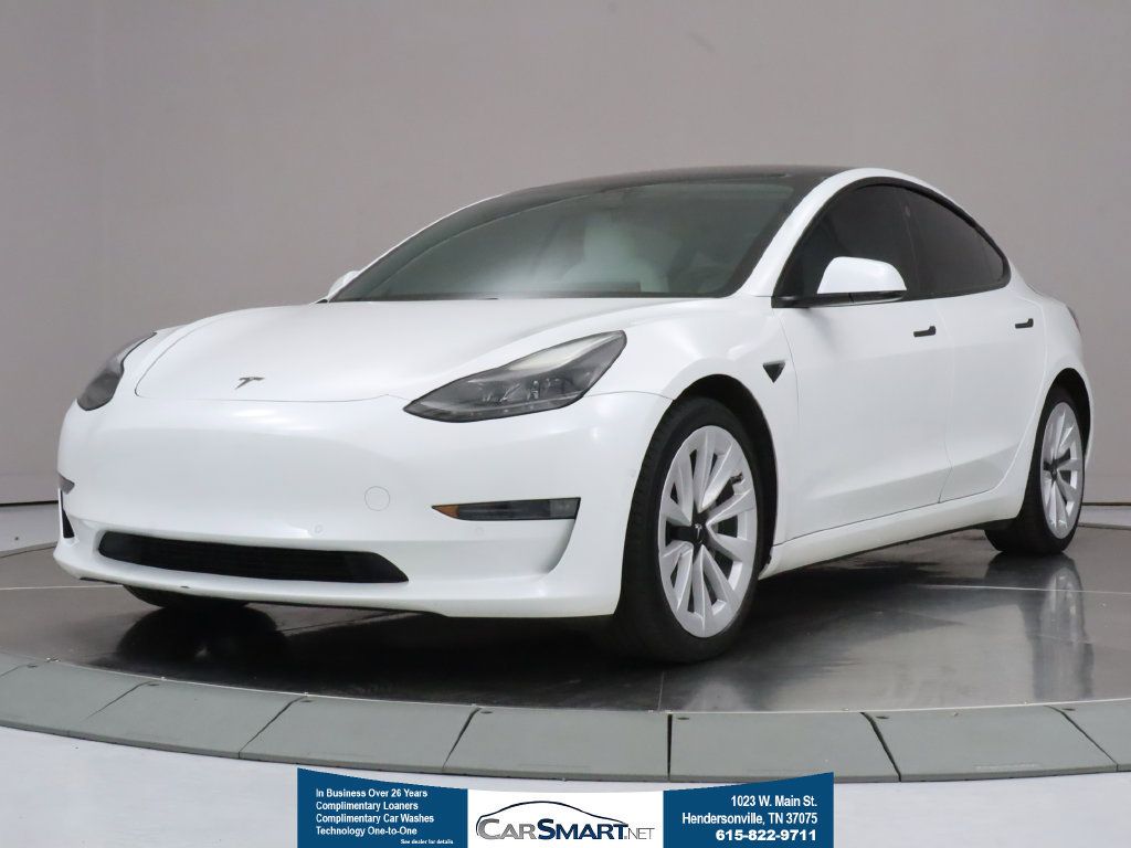 Used 2021 Tesla Model 3 Long Range AWD/4WD image 1