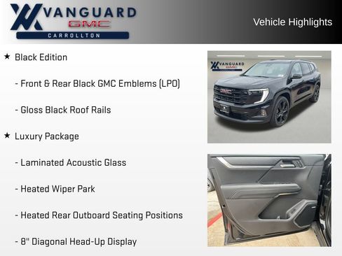 New 2026 GMC Acadia Elevation w/ Black Edition image 16