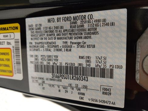 Used 2020 Ford Fusion Energi Titanium image 33