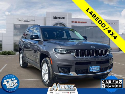 Certified 2023 Jeep Grand Cherokee L Laredo w/ Luxury Tech Group I AWD/4WD image 1