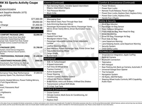New 2027 BMW X6 xDrive40i w/ Climate Comfort Package AWD/4WD image 11