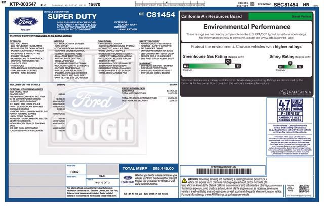 Certified 2025 Ford F250 King Ranch w/ Chrome Package AWD/4WD image 34