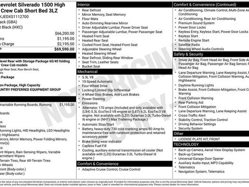 Certified 2025 Chevrolet Silverado 1500 High Country AWD/4WD image 6