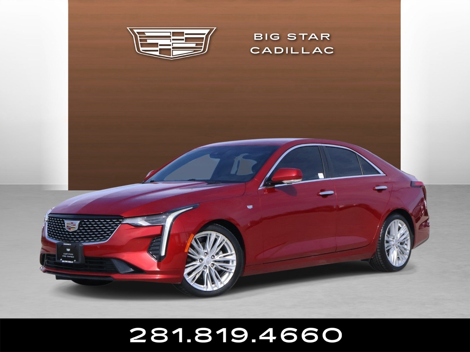 Certified 2022 Cadillac CT4 Premium Luxury RWD image 1
