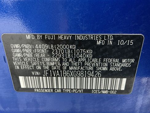 Used 2016 Subaru WRX AWD/4WD image 48