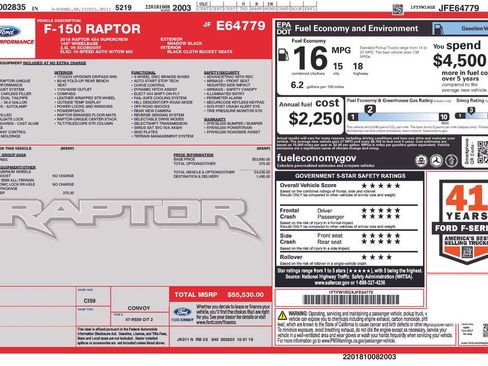 Used 2018 Ford F150 Raptor image 3