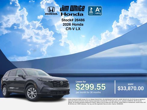 New 2026 Honda CR-V LX image 3