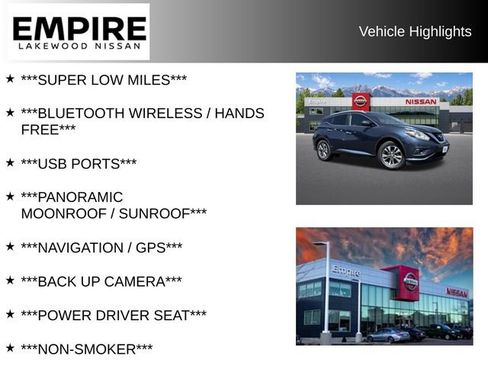 Used 2015 Nissan Murano SL AWD/4WD image 2