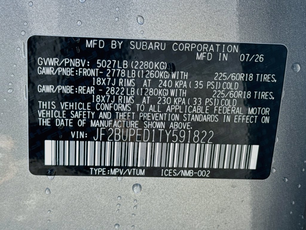 New 2026 Subaru Outback Touring AWD/4WD image 32