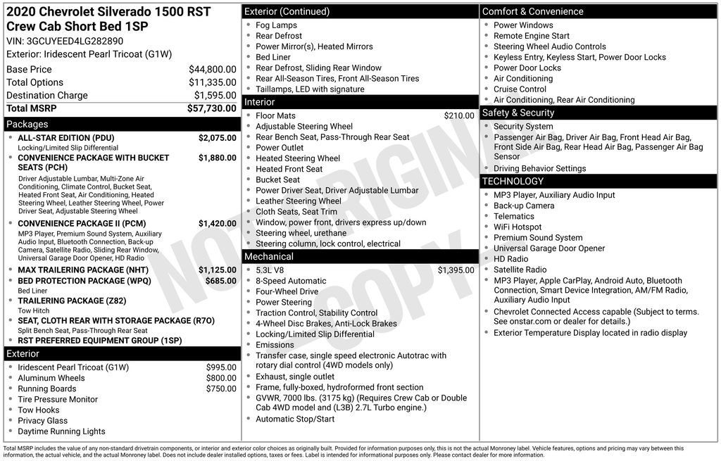 Used 2020 Chevrolet Silverado 1500 RST w/ All-Star Edition AWD/4WD image 4