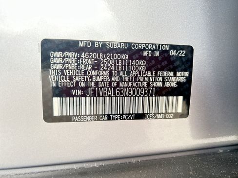 Used 2022 Subaru WRX Limited AWD/4WD image 2
