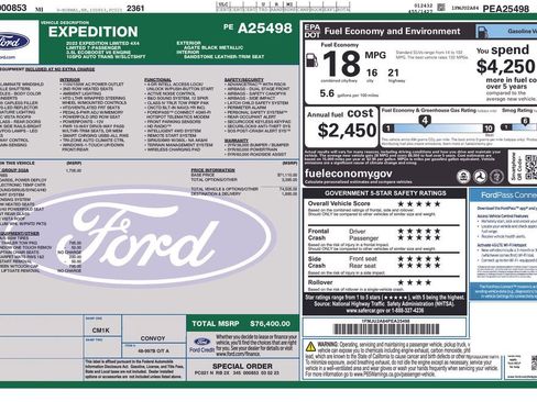 Used 2023 Ford Expedition Limited image 2