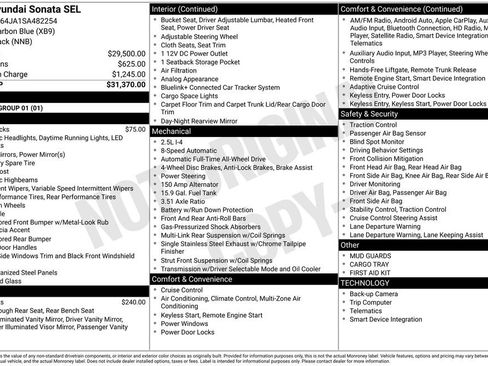 Used 2025 Hyundai Sonata SEL AWD/4WD image 6