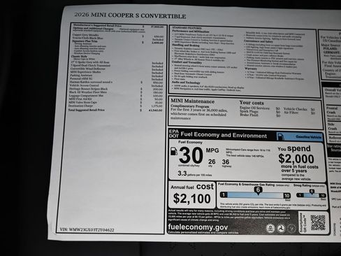New 2026 MINI Cooper S image 25
