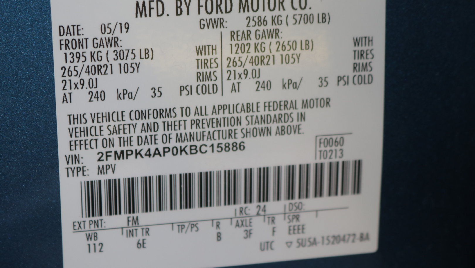 Used 2019 Ford Edge ST w/ Equipment Group 401A AWD/4WD image 29