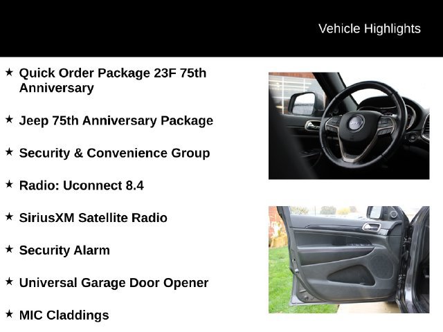 Used 2016 Jeep Grand Cherokee Laredo 75th Anniversary AWD/4WD image 4