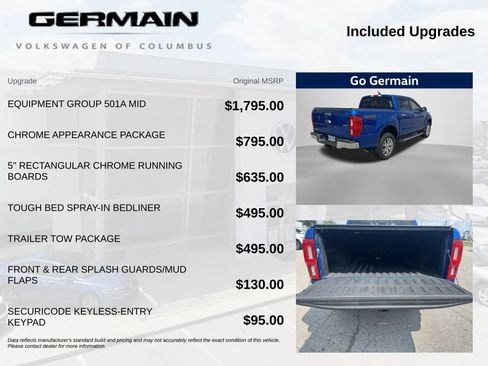 Used 2019 Ford Ranger Lariat w/ Equipment Group 501A Mid AWD/4WD image 9