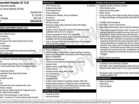 Used 2019 Chevrolet Impala LS image 6