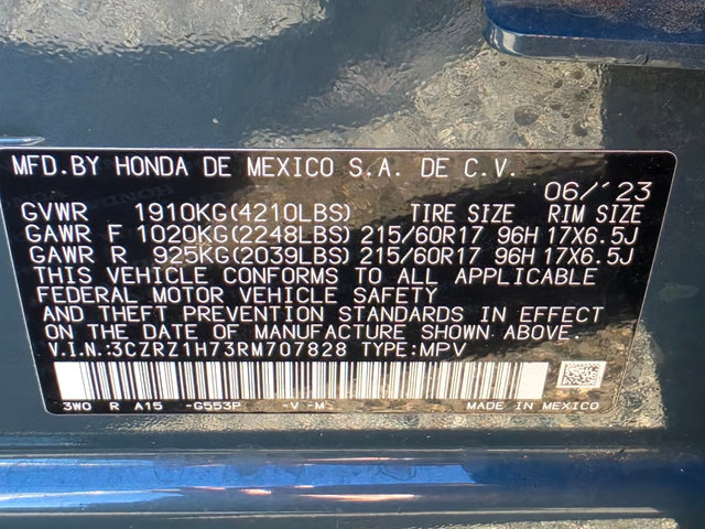 Used 2024 Honda HR-V EX-L image 34