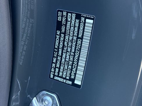 Certified 2022 Porsche 911 GT3 RWD image 28