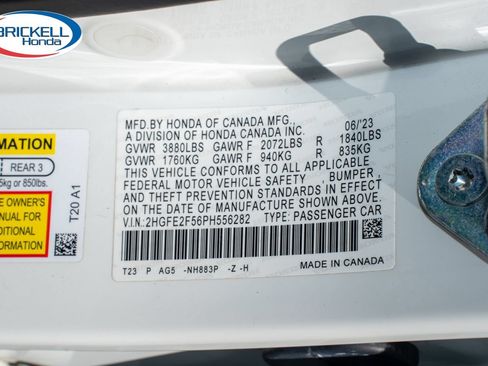 Certified 2023 Honda Civic Sport image 36