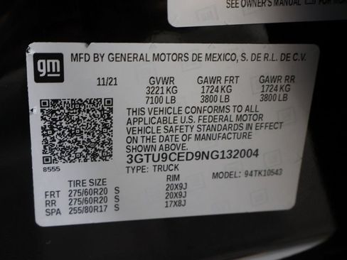 Used 2022 GMC Sierra 1500 Elevation w/ Preferred Package AWD/4WD image 56