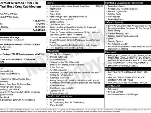 Used 2022 Chevrolet Silverado 1500 Custom Trail Boss image 36