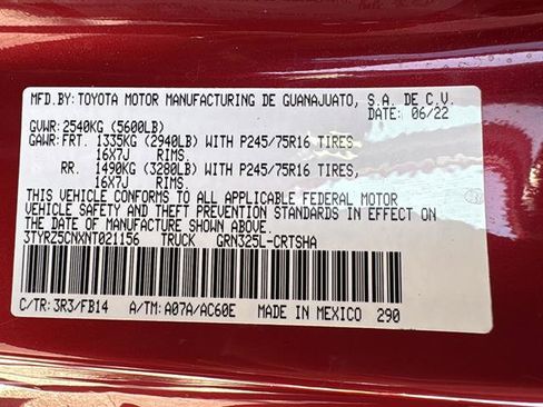 Used 2022 Toyota Tacoma SR w/ SX Package image 29